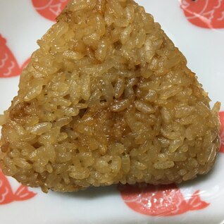 簡単！残りご飯で　おやつ　焼きおにぎり　冷凍可